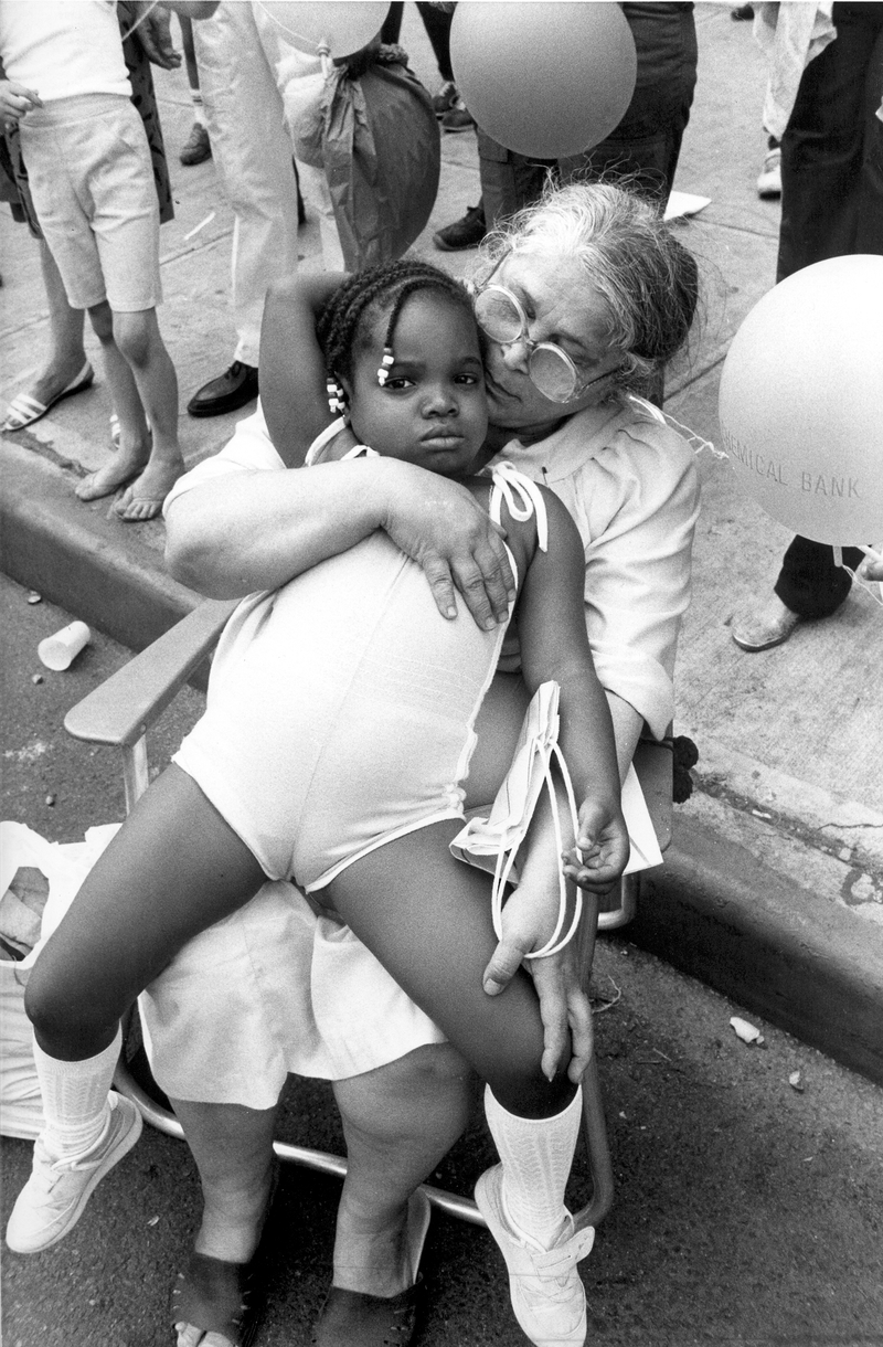 Avenue B block party, 1985.